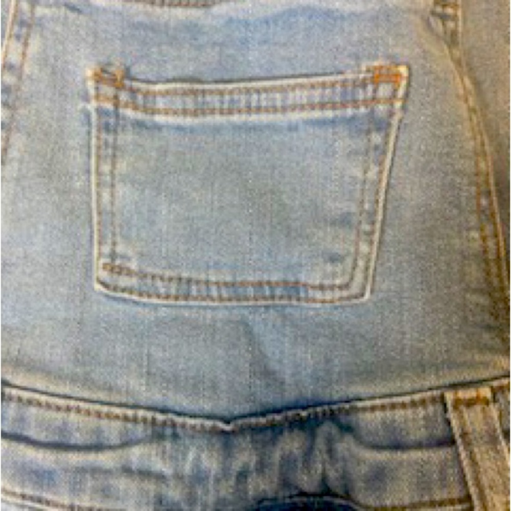 Distressed Denim Jeans Overalls - Picture 9 of 9